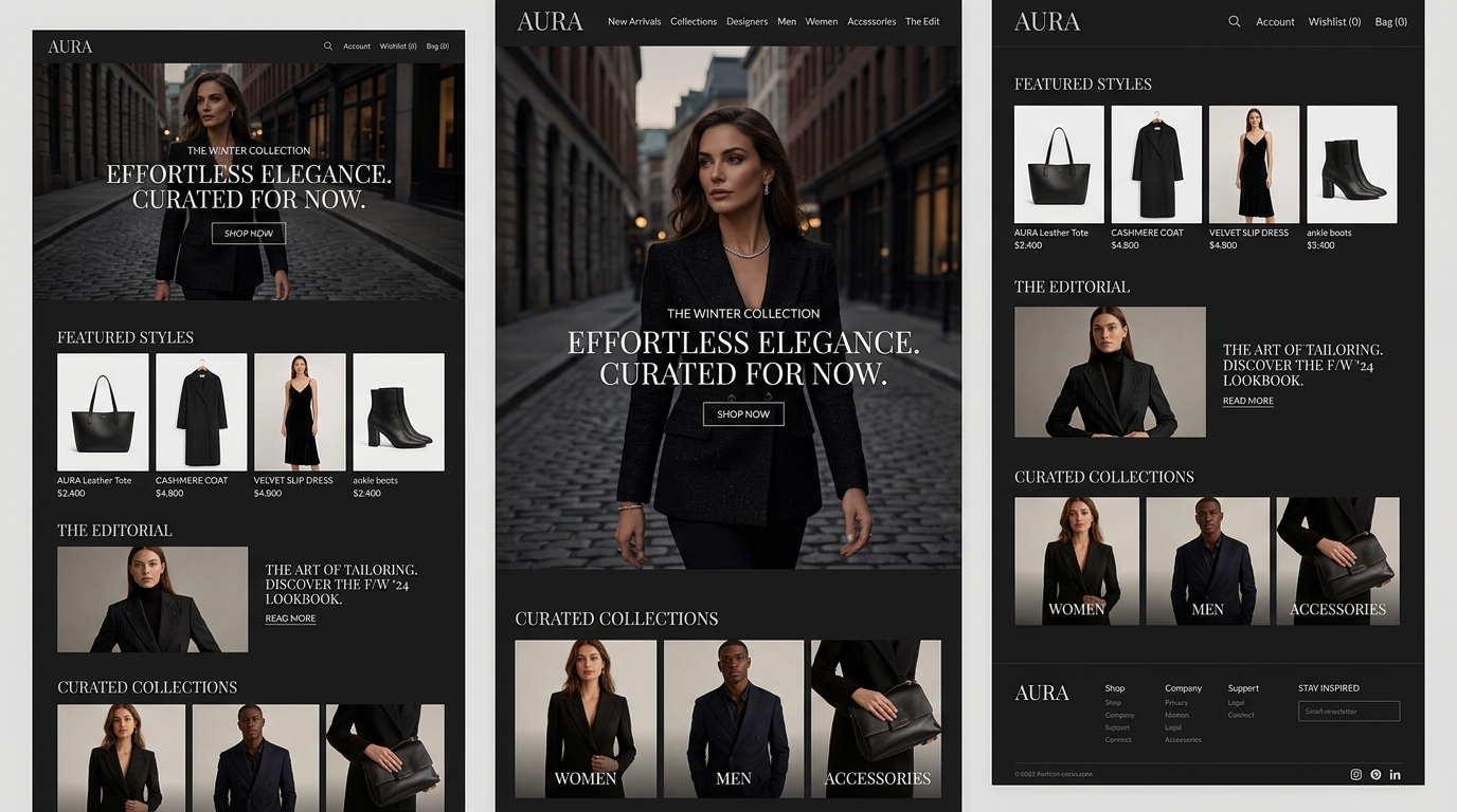 Aura Luxury eCommerce